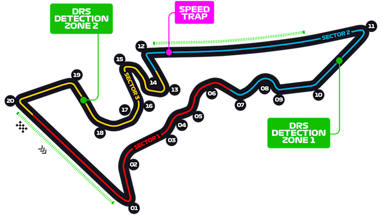 Circuit of the Americas Map