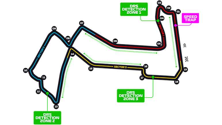 Marina Bay Street Circuit Map
